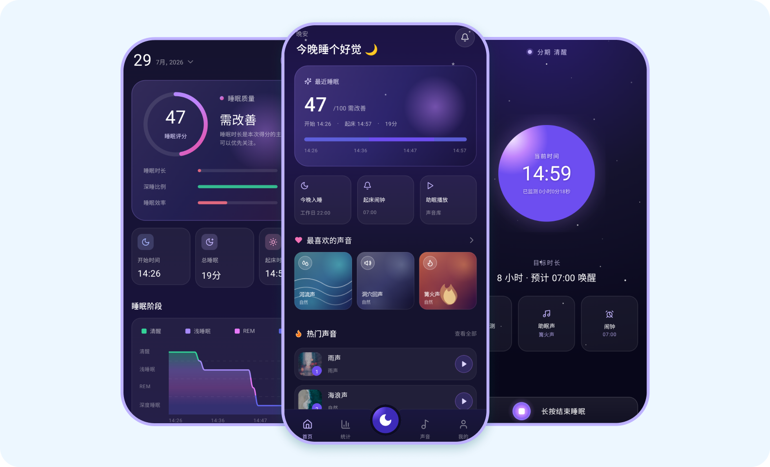 睡眠健康监测管家 产品预览
